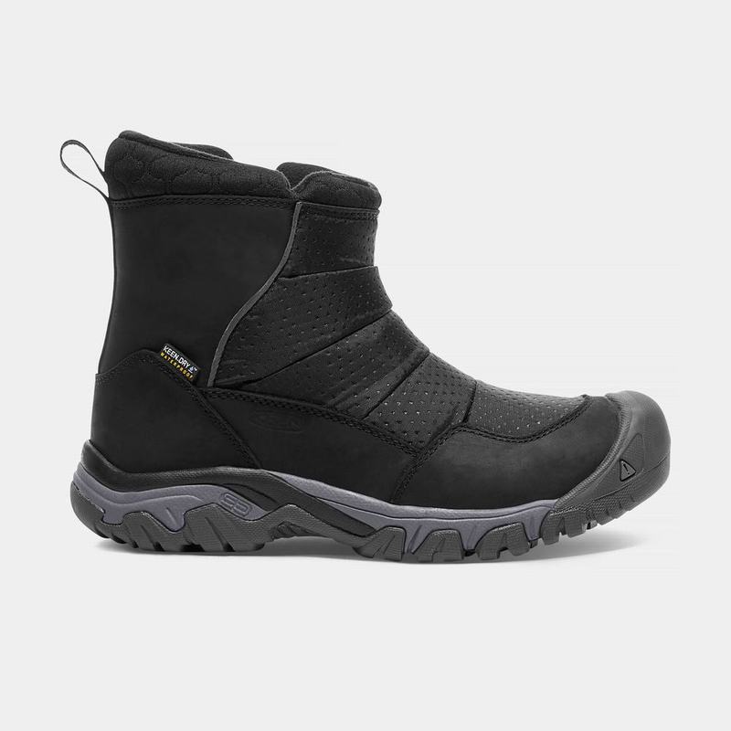 Botas De Nieve Keen Hoodoo III Bajos Cremallera Para Mujer Negros - Botas Keen Mexico (784125-YIO)